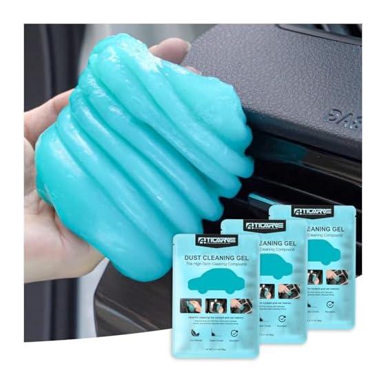 TICARVE Gel Cleaner, Car Interior Cleaning, Slime Cleaning, Gap Cleaning, Car Interior Dust Removal, Computer Keyboard Cleaning, Adhesive Cleaner,