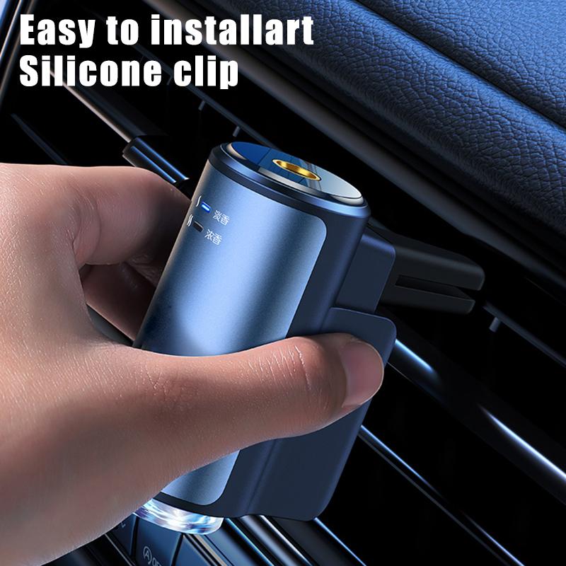 Electric Auto Air Diffuser Aroma Car Air Vent Humidifier Mist Wood Grain Oil Aromatherapy Car Air Freshener Perfume