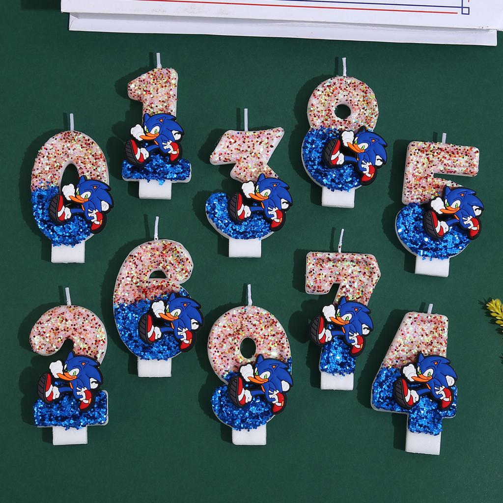Cute Cartoon Digital Candles, Birthday Candles, Party Decorations