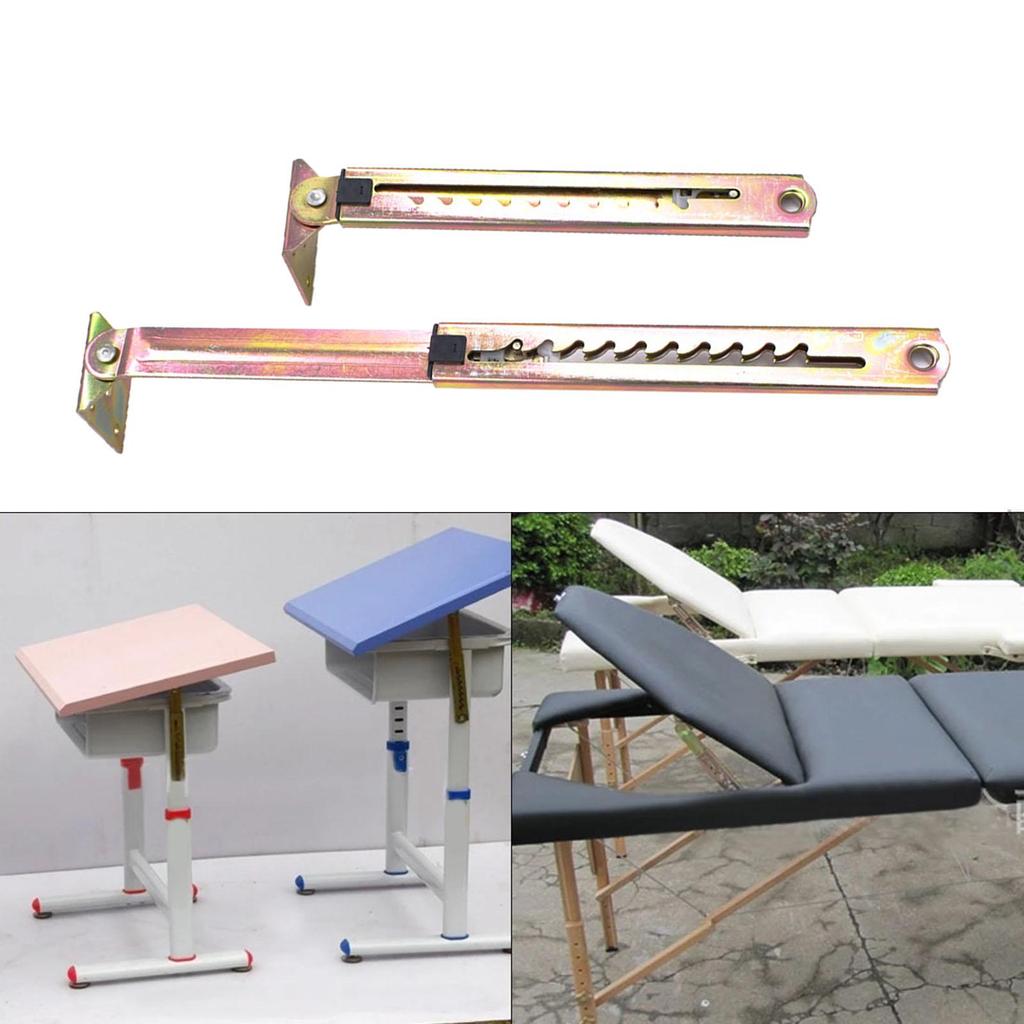 2x Sofa Lifting Hinge Angle Adjustment Hinge Ratchet for Drawing Board Desk Couch Folding Bed Lift Bracket Hardware Connector