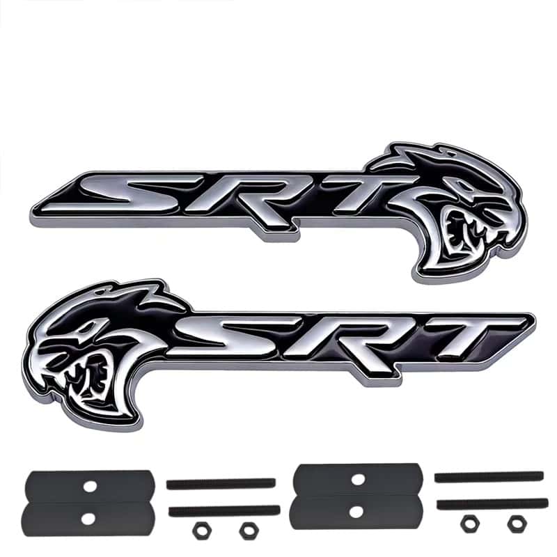 Leopard Head Badge Sticker Front Grill Side Fender Rear Trunk Emblem Decal Cars Accessories