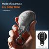 For BMW MlNI Car Key Case Countryman Cooper Ome Jcw CLUBMAN Shell F54 F55 F56 F60 Mini Car Suede Leather Key Fob