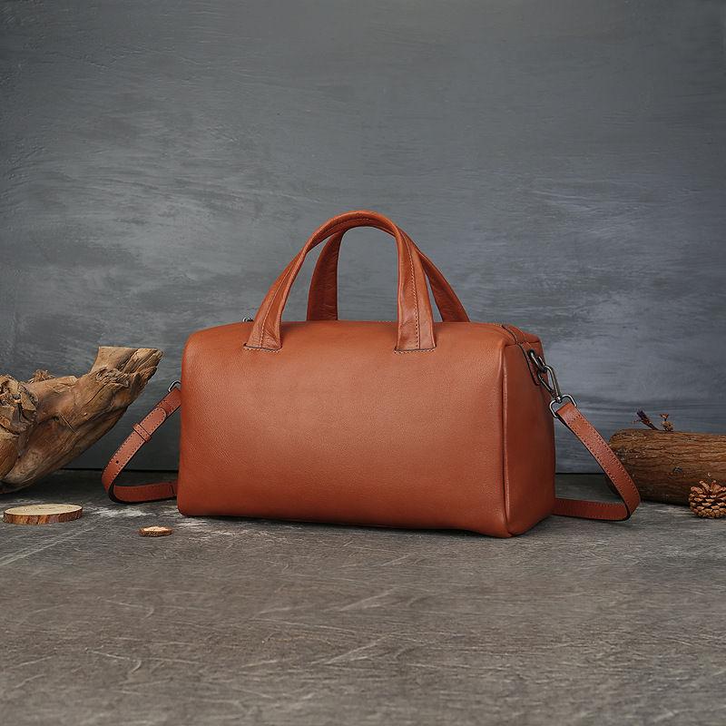 Genuine Leather Women Clutch Bags Vintage Design Handbags for Ladies Fashion Shoulder Crossbody Bags Pillow Bag Purse