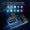 FLAMMA FX150 Processor Electric Guitar Pedal with Amp Modeling Cabinet Global 160 180 Editable User Effect Main Port Multi-Effects Simulation, EQ,