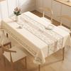 Waterproof Oil-Resistant Heatproof PVC Tablecloth Dining Table Coffee Long Rectangle Easy Clean Modern Minimalist