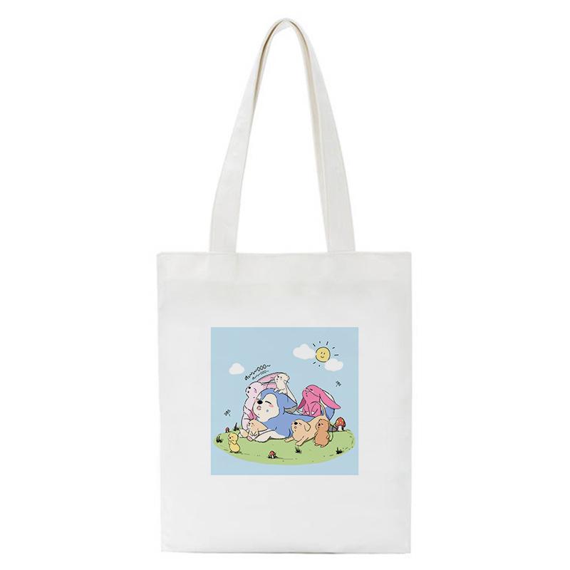 תיק צד קנבס Skzoo של Stray Kids - תיק יד אופנתי לסטודנטים