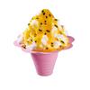 Disposable Snowflake Ice Cups For Dessert Shops 4oz 8oz Pet Material Creative Design