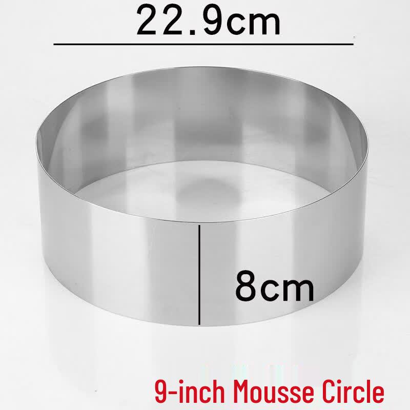 Qiwei Stainless Steel Adjustable Mousse Cake Ring