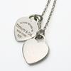 Used TIFFANY&Co. Necklace Return to Double Heart Silver925 2.9g Silver Pendant