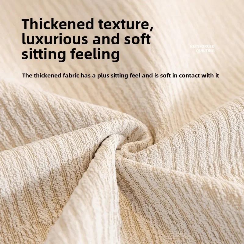 Luxus-Chenille-Sofasitzbezug Wohnzimmer Vier Jahreszeiten Anti-Rutsch-Ecksofa-Überwurf Home Universelle Sofakissen