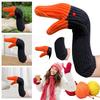 Unisex Cartoon Swan Mittens Cold-Proof Creative Knitting Gloves Full Finger Animal Warm Mittens Versatile Winter Accessories