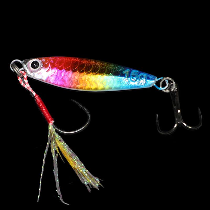 iosn Colorful Laser Fish Scale Fishing Lure