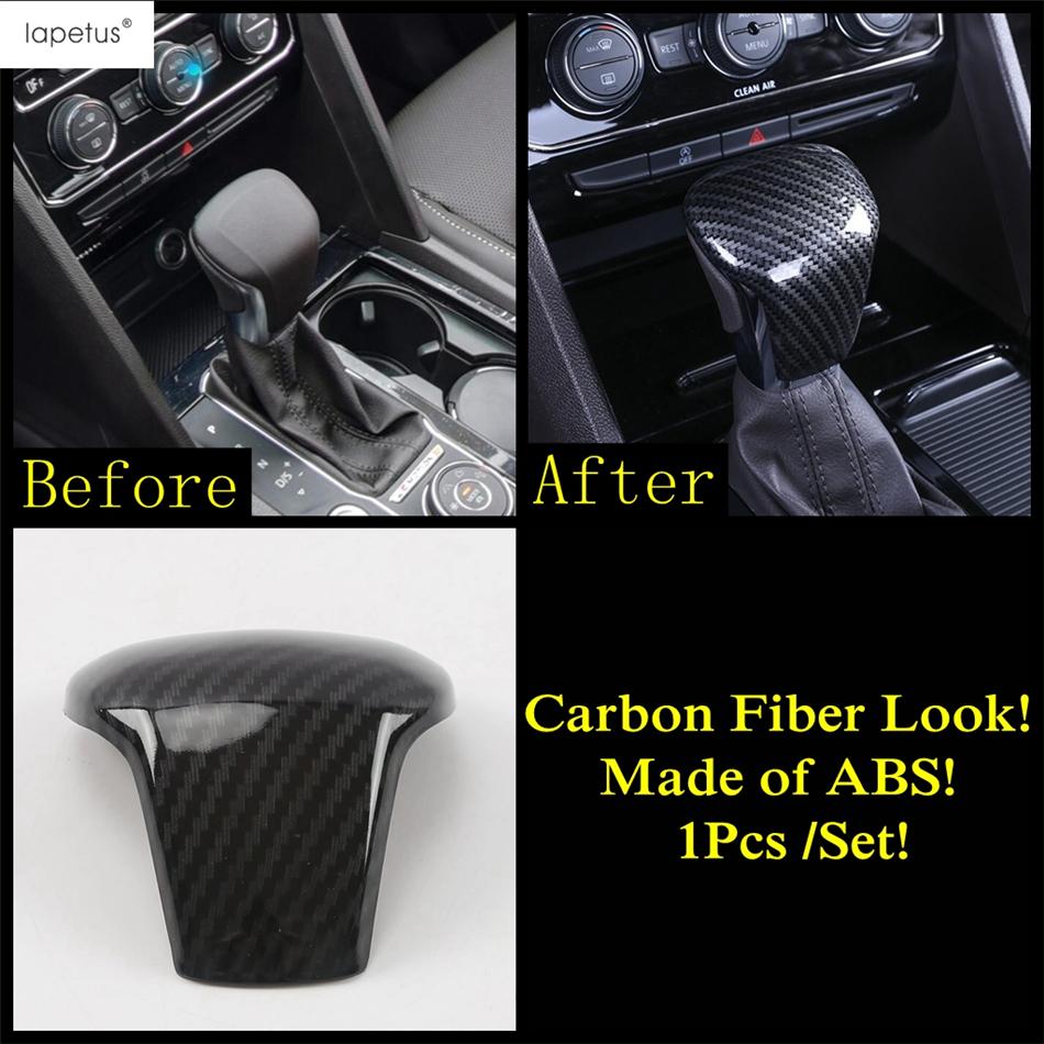 Gear Shifter Head AC Air Window Lift Read Light Cover Trim For VW Volkswagen Atlas / Teramont 2017- Carbon Fiber Accessories