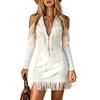 Women's Vintage Dress - Color, Flowy, for Casual and Party Wear