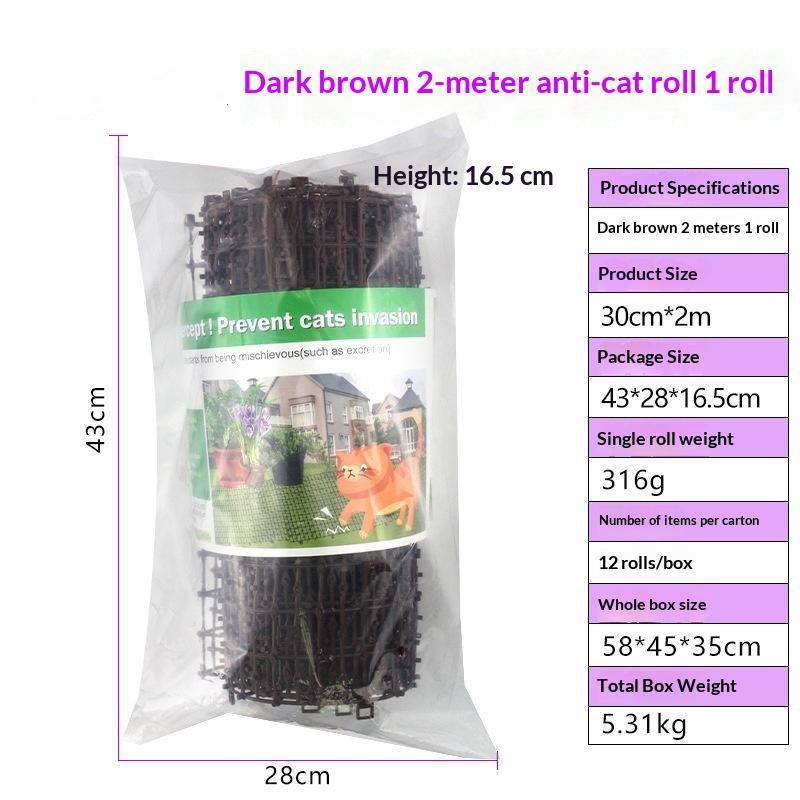 Dog Cat Scat Car Animal Deterrent Repellent Plastic Scarer Spike Tool Polypropylene Anti Cat Mat Household Garden Tools