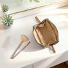 Travel Makeup Bag Smooth Nylon Cosmetic Case with Top Opening for Bathroom Counter Storage and Daily Personal Care Use