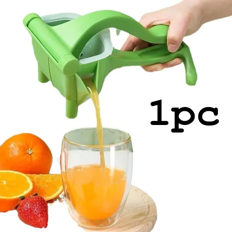 

2pcs/1pc, Manual Juicer Hand Press Citrus Juicer for Lemon Orange Small Home Kitchen Juice Extractor New Squeezer