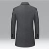 Autumn Winter Men Lapel Business Casual Trench Coats Long Jackets Overcoats Male Trench Coats Man Woolen Blends Coats