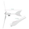 300W Wind Turbines Wind Turbines Generator with 3 Nylon Fiber Blades for Home Solar light Boat Wind Generator