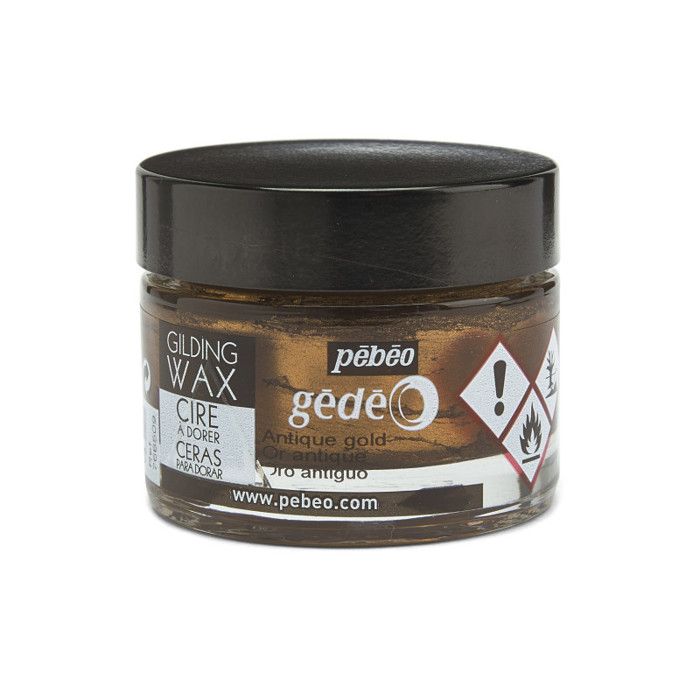 Cire à dorer - Pébéo - Or Antique - 30 ML - Facile à utiliser - Pour tous supports