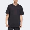 Adidas Originals Trefoil Solid Casual Sport Crew Neck Tee Men Tops Black HM8008