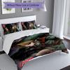 3pcs Cartoon Z-Zeldas pattern bedding set duvet cover set includes duvet cover &pillowcases, perfect all season bedroom decoration & gift