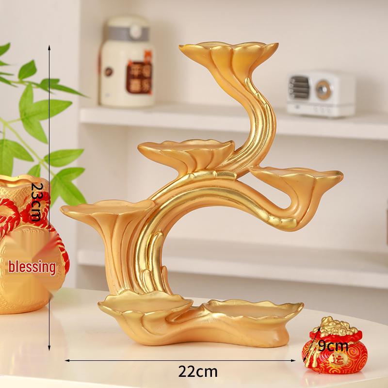 Five Fortune Gods Figurine for Office or Home Decor, Perfect for Entrances, TV Cabinets, Shop Openings, and Housewarming Gifts