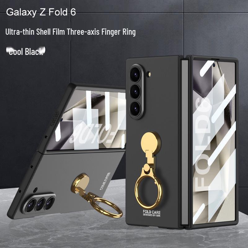 Schlanke faltbare Hülle mit Fingerring für Samsung Galaxy Z Fold6