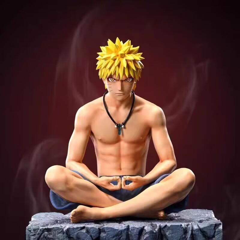 Pre-sale Naruto Figure Meditate Uzumaki Naruto Action Figure Figurine PVC Statue Model Kids Toy Gifts Ornaments Collectibles