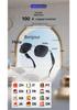 AI Translation Bluetooth Glasses: Multi-language Real-time Translation, Music and Calls