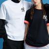 New Era New York Yankees Summer American Style Short Sleeve T-Shirt Unisex Tops White 12360536
