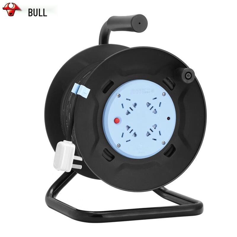 Bull Overheat Protection Cable Reel Power Strip CN plug (adapter included)