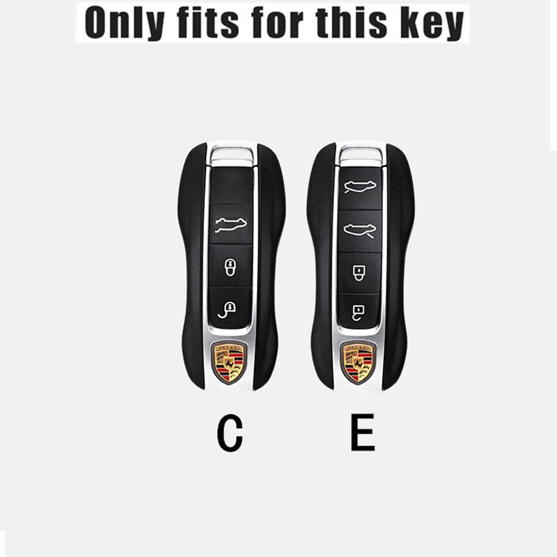 Zinc Alloy Car Remote Key Cover Case Shell Protector For Porsche Panamera Carman Macann Bobst Cayenne 911 981 991 970 996