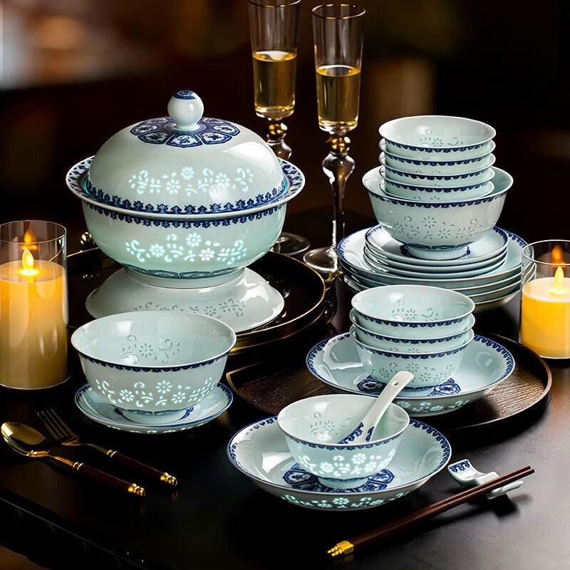 Jingdezhen Underglaze Dinnerware Set