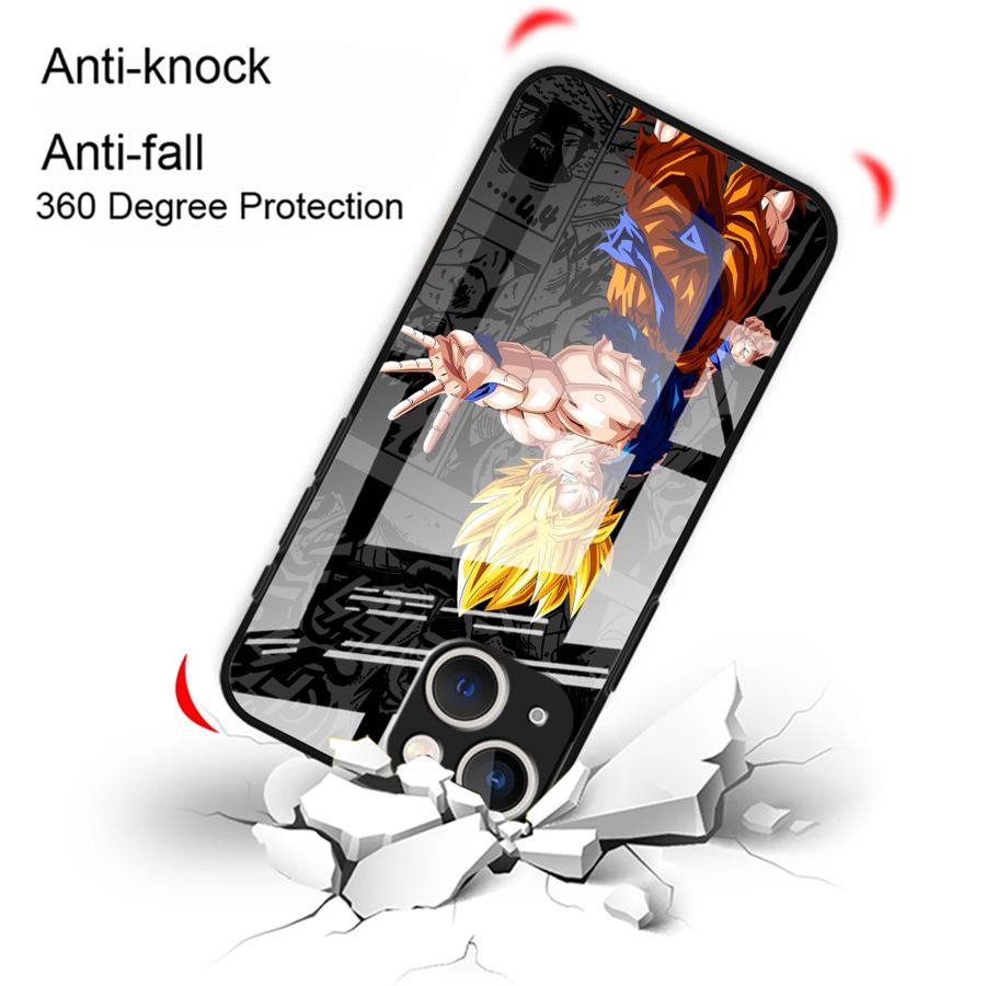 D-ragonS B-allS Glass Phone Cover Case for iPhone 17 Pro Max 12 Air 14 13 XR 11 16 8 15 Plus