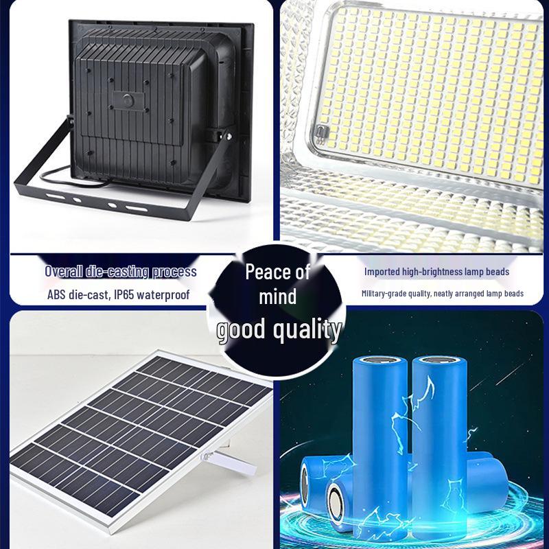 Outdoor Super Bright Solar Street and Courtyard Lights - Waterproof for Yard and Household Use