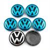 HIJK1 4pcs 55mm 56mm 65mm 70mm 76mm Car Wheel Center Caps Hubcap Cover for VW Volkswagen Jetta MK5 Golf Passat styling 3B7601171