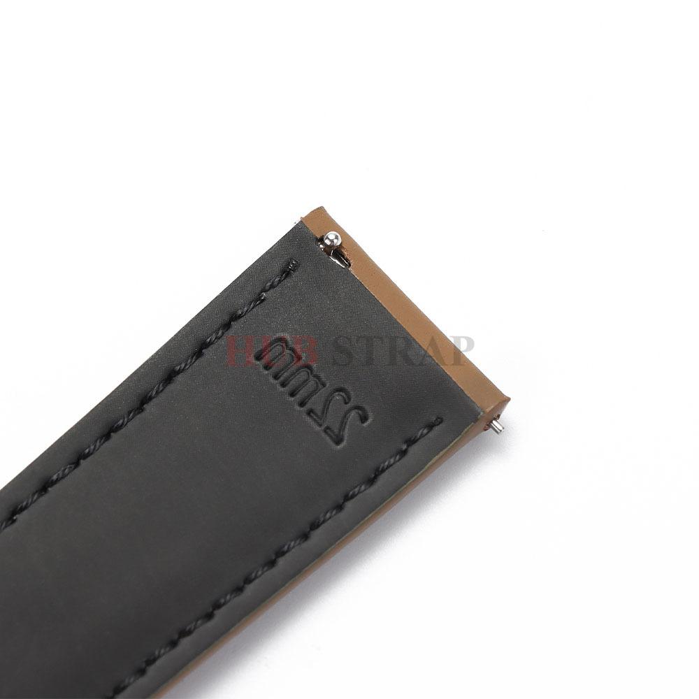 18mm 20mm 22mm Cowhide Watch Band for Omega for Seiko Strap Sport Vintage Watchband for Men Women Sport Bracelet for Smartwatch