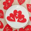Package Label Countdown Christmas Label Advent Calendar Number Xmas Ornament Gift Felt Sticker