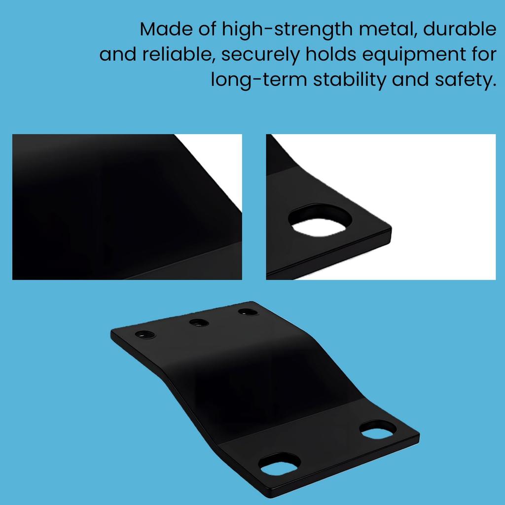 BNWMEPC 1U Rack Adapter Bracket 19-Inch Mount Recessed Depth Extender Server Network Equipment Rack Mount Reducer