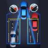 2Pcs Car Blind Spot Detection System Car Signal Lamp Warning Light Alarm Safety Driving Reversing Assistance Microwave Sensor