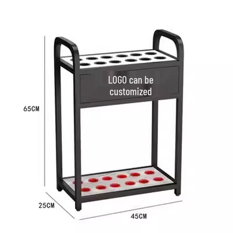 Jundingying 12-Cue Floor Standing Billiard Cue Rack