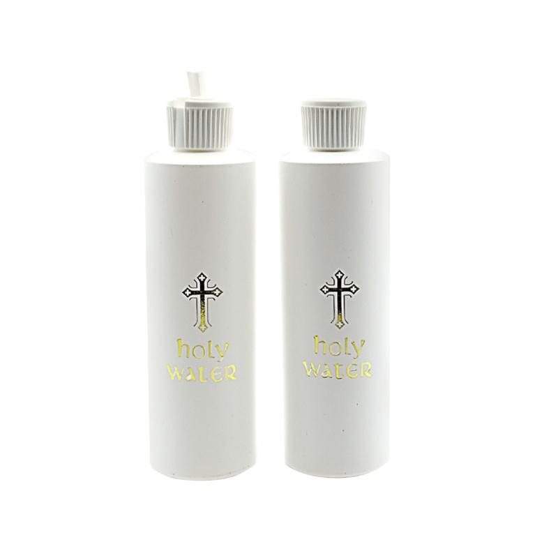 

2/5pcs Holy Water Bottle Christian Catholic Blessed Water Bottle Cross Holds Bottles for Christian Religious Party Decor