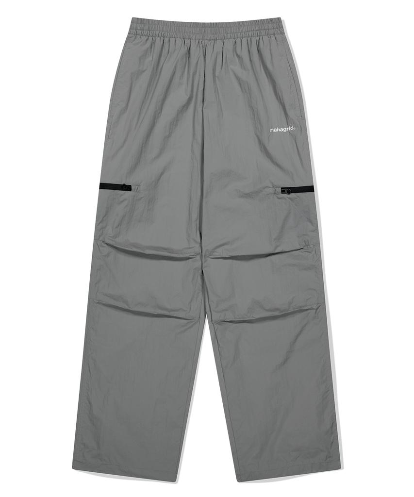 MAHAGRID Basic Logo Nylon Pant Gray(Mg2Efmsc01A)