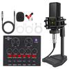 V8s English Sound Card Device: Desktop and Mobile Live Broadcast & Recording Set