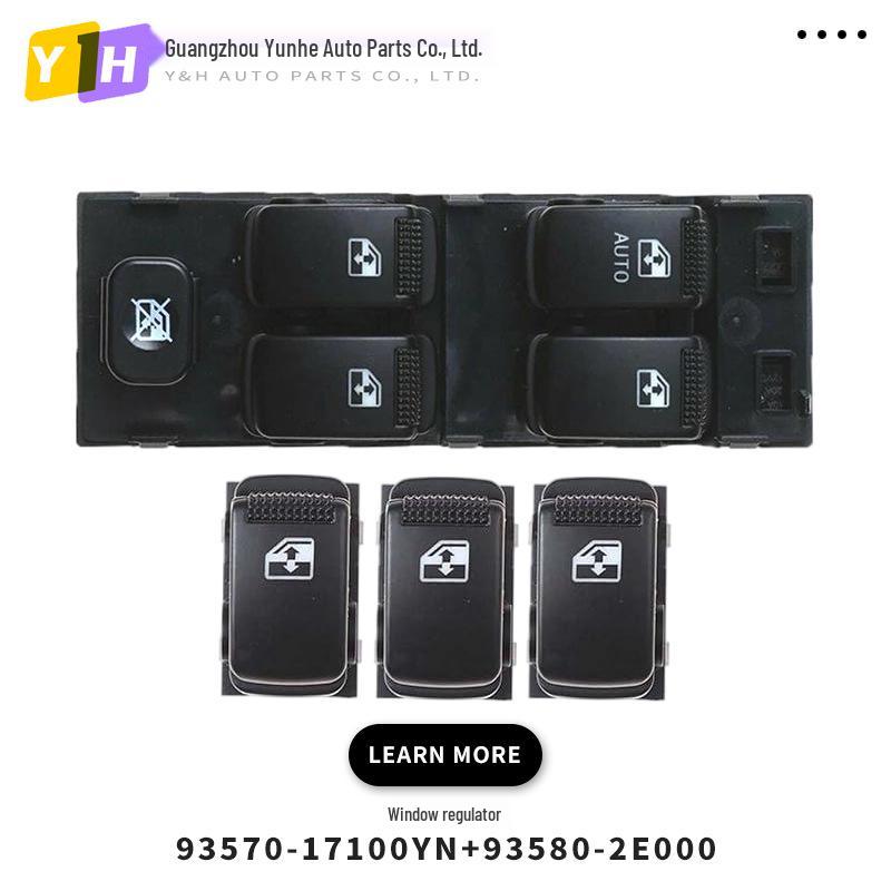 Suitable for 03-10 Hyundai: 93570-1C110 Power Window Control Switch Glass Lifter
