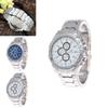 Stylish Men Steel Band Watch Business Alloy Timepiece Casual Wear Accessory