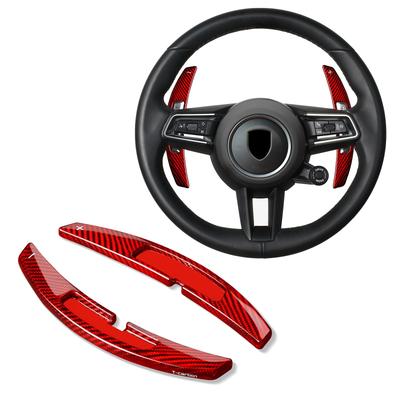 [T-carbon] Schaltwippenabdeckung für Porsche, Panamera Macan 992 911