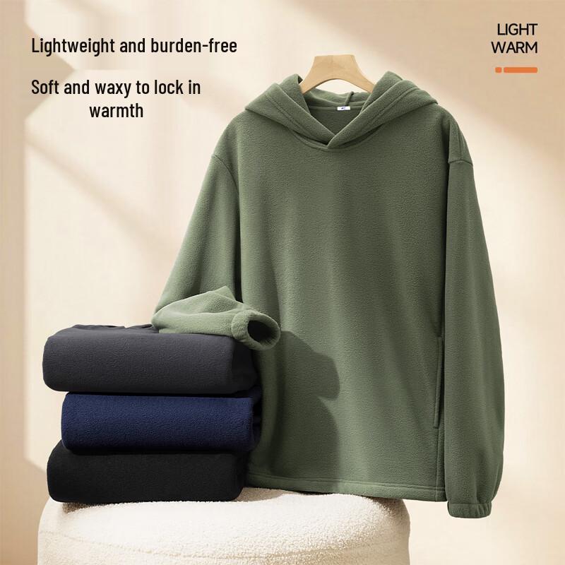 Warrior Men's Winter Fleece Hooded Sweatshirt