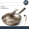 Wutuo 304 Stainless Steel Nonstick Wok